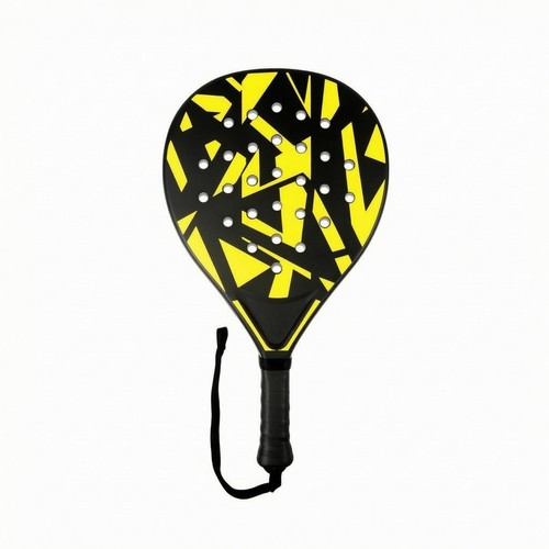 Racchetta padel nera gialla - e,