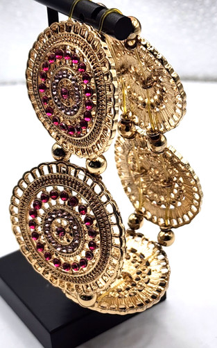 Bracciale elastico strass