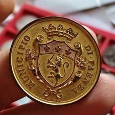 Medaglia Italiana Fine 800 Alta Qualità Mm 40 Circa Faenza Bronzo Lotto Sc16