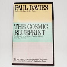 Cosmic Blueprint Book Davies, Paul Paperback 