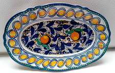 Piattino piccolo piatto Germano Caltagirone ceramica dipinto a mano