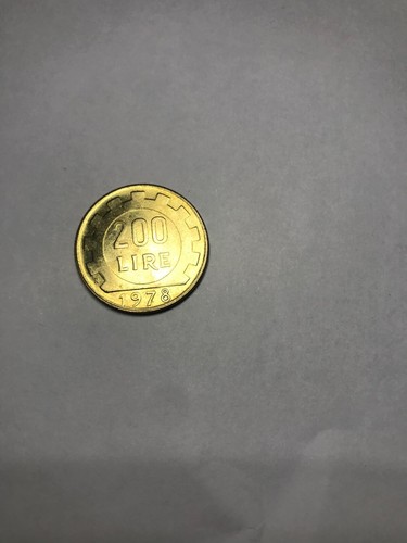 Moneta rara 200 lire 1978 - rara,