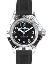 Orologio Vostok Amphibia 120811 subacqueo meccanico automatico nero venditore USA