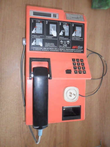 Telefono cabina gettoni - a,