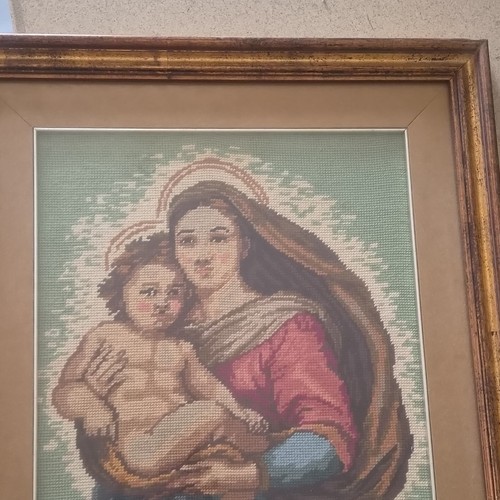 Quadro con cornice ricamo
