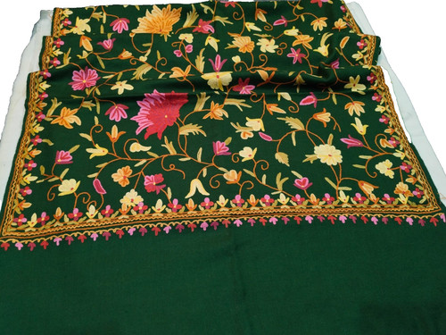Scialle etnico kashmir lana - kashmir,