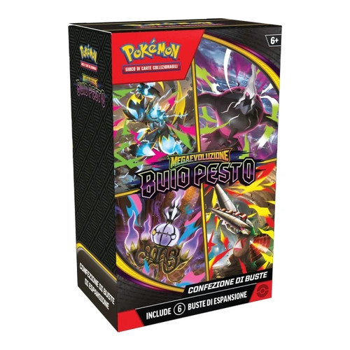 Pokemon buio pesto box buste - box, 6