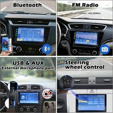 Stereo 1 DIN 7" Touchscreen CarPlay & Android Auto, MirrorLink, Radio FM/USB