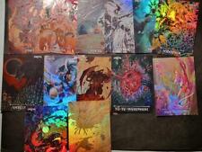 SET COMPLETO - MONSTERS - CARTE RARE HOLO RAINBOW -DARIO MOCCIA - PANINI