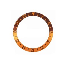 Inserto marrone oro compatibile per ghiera GMT Master 16753-5 16758 RLX