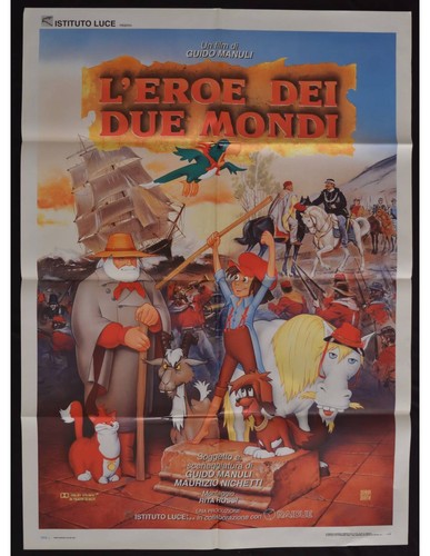 Manifesto eroe dei due mondi - manifesto, l'eroe