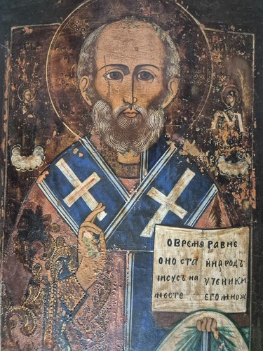 Antica icona russa san - icona,