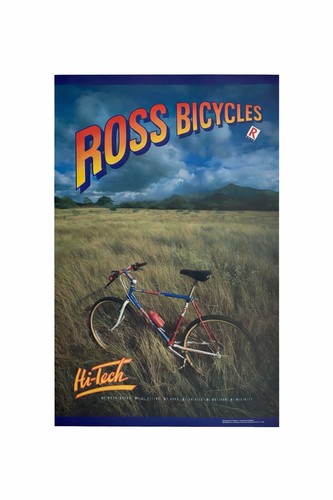 Poster vintage ross biciclette - poster,