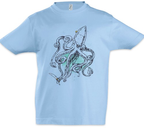 Shirt octopus pirate bambini - t-shirt,