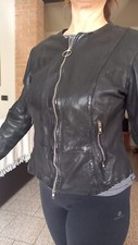 Giubbino in vera pelle donna