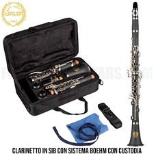 Grassi GR SCL360 clarinetto in SIb 17 Chiavi da Studio con Astuccio e Accessori