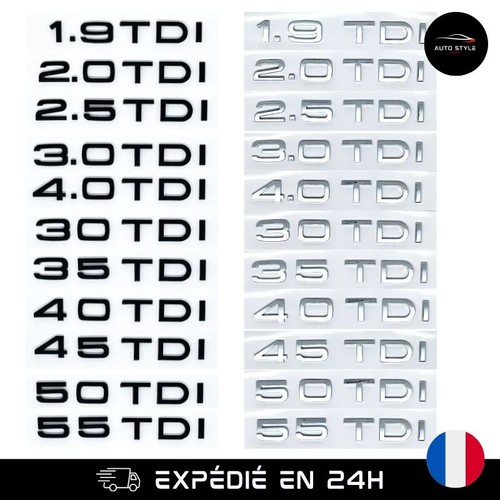 Badge lettres abs - 3d, tdi