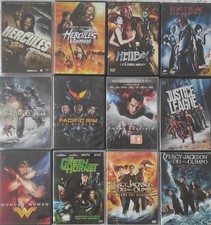 LOTTO 12 DVD VARI SUPEREROI, JUSTICE LEAGUE, SUPERMAN, PACIFIC RIM, HELLBOY...