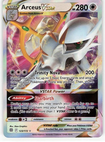 Arceus vstar 123 172 holo - arceus,