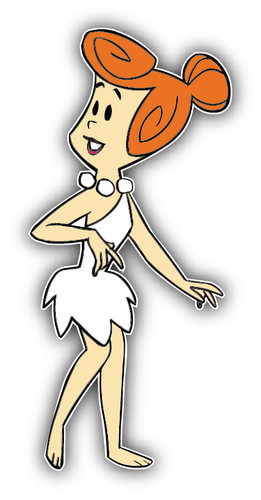 Adesivo the flintstones wilma - flintstones,