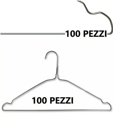 100 grucce per lavanderia - grucce,