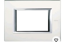 Bticino Axolute HA4803VSA Placca specchio acidato 3 posti 