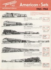 catalogo FLEISCHMANN American Catalog 1965/66 Prices USD            E     aa