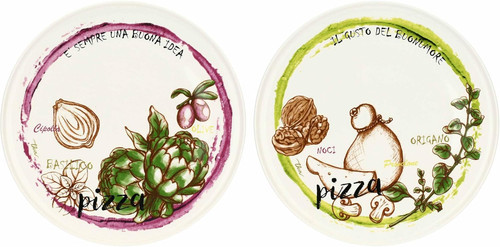 Set piatti pizza acqua - -,