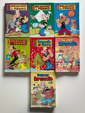 LOTTO 7 ALBI FUMETTI SUPER BRACCIO DI FERRO 81 146 188 224 237 256 257 BIANCONI