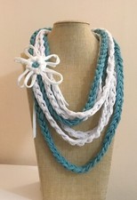 Collana uncinetto - collana,,