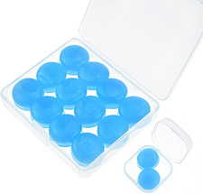 7 Paia Tappi Orecchie Silicone per Dormire, Antirumore Morbidi Modellabili Riuti