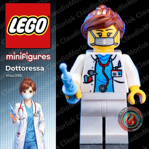Lego dottoressa minifigure - lego,