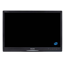 PHILIPS 190S1SB/00 19" WIDE MONITOR SCHERMO COMPUTER FISSO DVR POS DVI VGA VESA