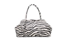 Borsa Le Pandorine A Mano Bottle Media ZEBRA Beige/Nero