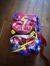 ZAINO AVENGERS MARVEL CAPITAN AMERICA CIVIL WAR SDOPPIABILE ESTENSIBILE SCUOLA