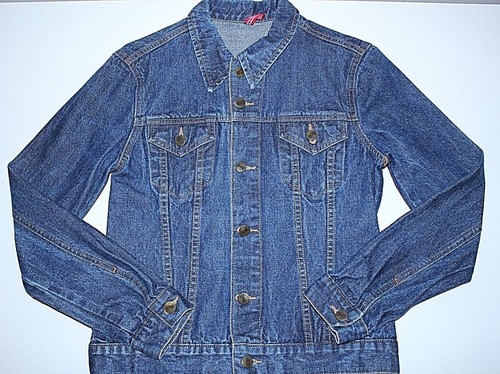 Giacca denim vintage autentica - denim,
