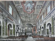 Vecchia Cartolina di SASSANO CHIESA SAN GIOVANNI BATTISTA Salerno Foto 1965 la