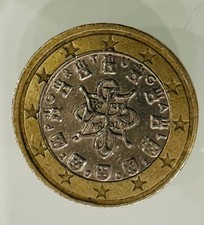 MONETA 1 EURO PORTOGALLO 2002