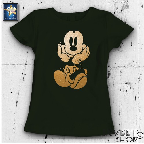 Shirt maglietta donna - maglietta, mickey
