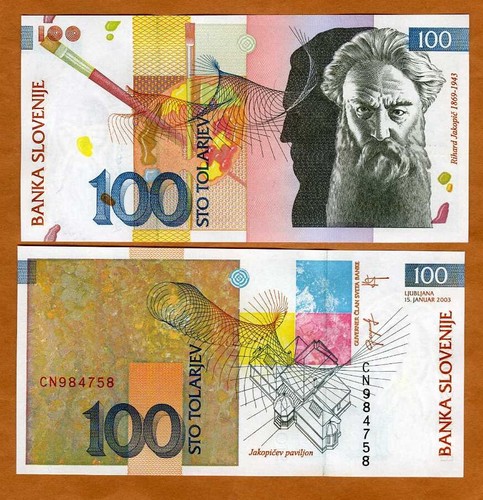 Slovenia 100 tolarjev 2003 - slovenia,, tolarjev,