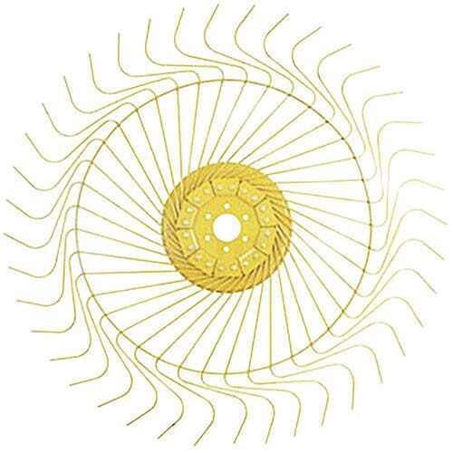 Ruota rastrello completa