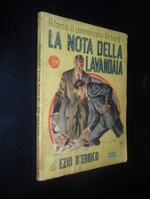 EZIO D'ERRICO – LA NOTA DELLA LAVANDAIA - GIALLI MONDADORI 21 - 1947