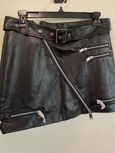 Minigonna moto zara - minigonna,