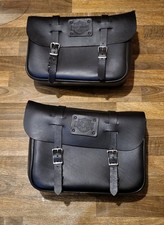 Borse da sella in pelle con chiusura moto originali Harley Davidson 1200 Sportster