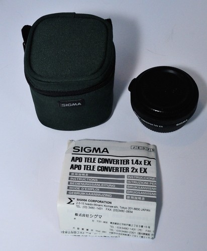 Teleconvertitore sigma apo - sigma, ex