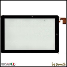 VETRO TOUCH SCREEN PER TREKSTOR SURFTAB TWIN 10.1 DFCTRWW01264 NERO
