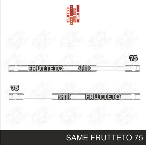 Kit adesivi stickers trattore - kit,