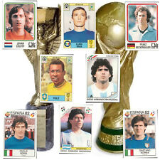 Edizioni Panini - World Cup Story -MARADONA-PELE'-ROSSI-RIVA-CRUIJFF-BECKENBAUER