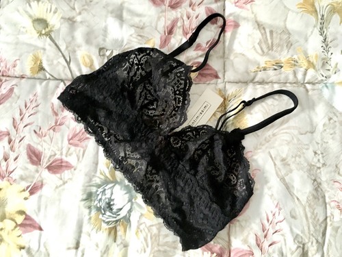 Bralette pizzo nero - pizzo,