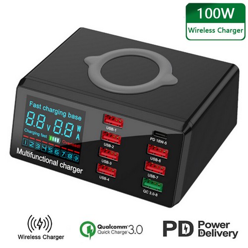 Caricabatteria usb veloce 100w - caricabatteria,